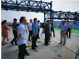 滄州市委常委、常務(wù)副市長和春軍一行 赴我公司調(diào)研生產(chǎn)建設(shè)情況